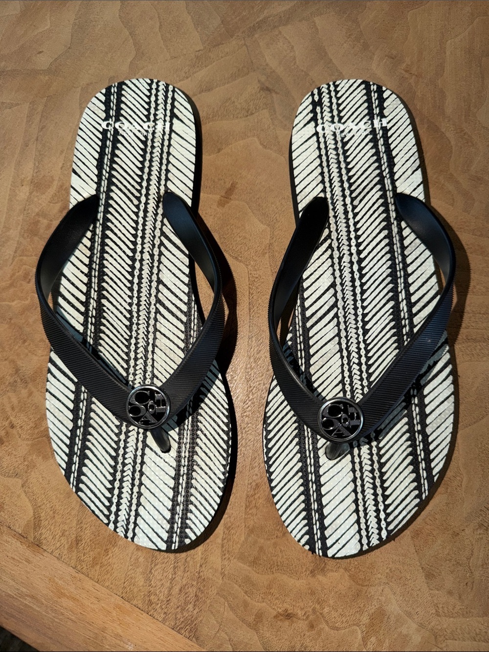Coach Alessa Flip Flop Thong Sandals Size 7/8